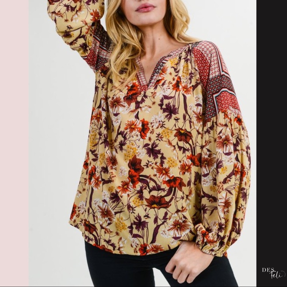 Floral Print Top